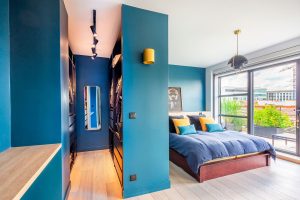 architecture interieur duplex familial chambre parentale contemporain paris