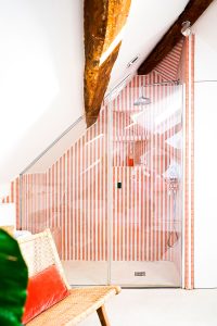architecture interieur salle de bain chambre bohème projet plume bordeaux