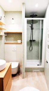 architecture interieur salle de bain contemporain espaces lumineux sur mesure paris duplex familial